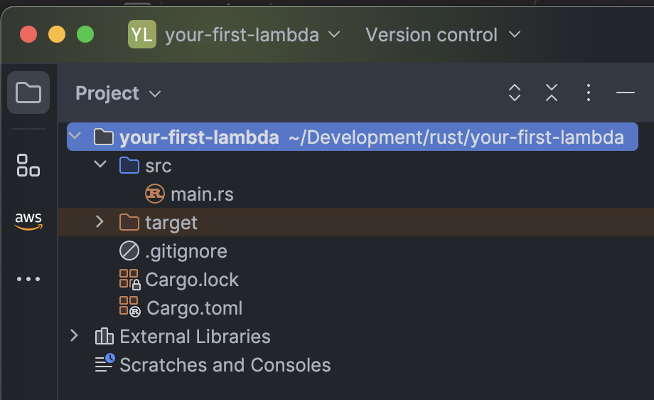 Cargo Lambda Project Structure